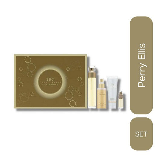 Set Perfumes Perry Ellis 360 For Women Para Mujer