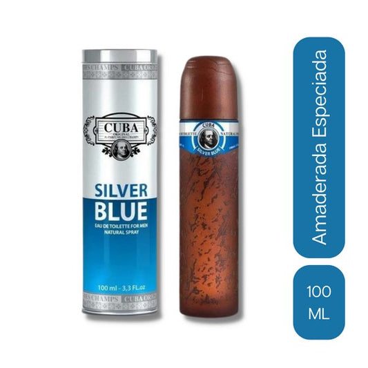 Perfume Cuba Silver Blue Para Hombre EDT